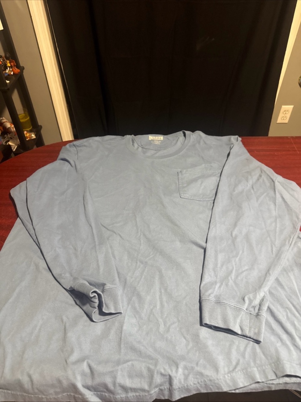 Light Blue 4xl Standard Fit Longtail Dalith Trading Long Sleeve